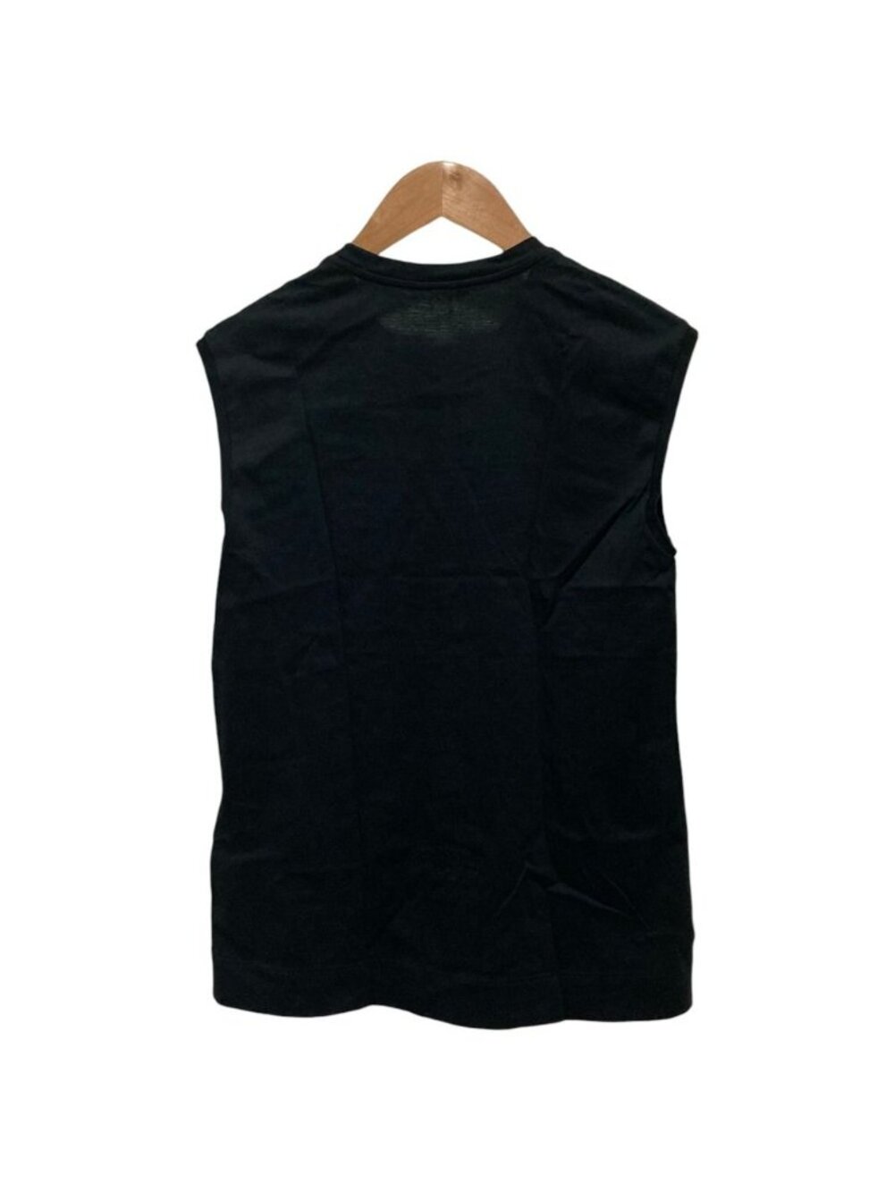 Versace Logo Embroidery Sleeveless Top Black 38 - Picture 2 of 11
